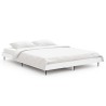 Cadre de lit sans matelas blanc 140x190 cm bois d'ingénierie 