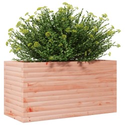 Jardinière 90x40x45,5 cm bois massif douglas 