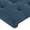 Tête de lit à LED Bleu foncé 180x7x78/88 cm Velours 