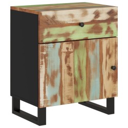 Table de chevet 50x33x60cm Bois de récupération et d'ingénierie 