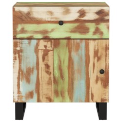 Table de chevet 50x33x60cm Bois de récupération et d'ingénierie 