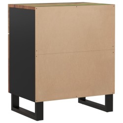Table de chevet 50x33x60cm Bois de récupération et d'ingénierie 
