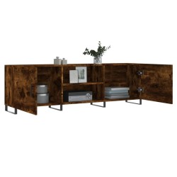 Meuble TV chêne marron 150x30x50 cm bois d'ingénierie 