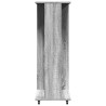 Garde-robe avec roues sonoma gris 102x38x110 cm bois ingénierie 