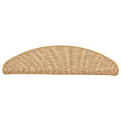 Tapis d'escalier auto-adhésifs 15 pcs Orange 65x21x4 cm 
