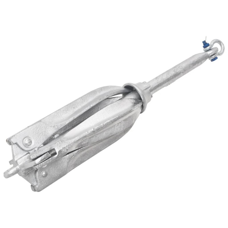 Ancre pliable argenté 10 kg fonte galvanisée à chaud 