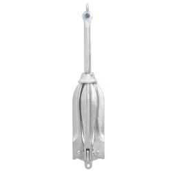 Ancre pliable argenté 10 kg fonte galvanisée à chaud 