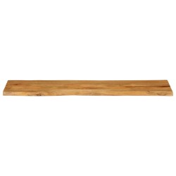 Dessus de table 180x40x2,5 cm bord vivant bois massif manguier 