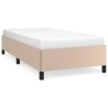 Cadre de lit sans matelas cappuccino 90x190 cm similicuir 