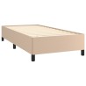 Cadre de lit sans matelas cappuccino 90x190 cm similicuir 