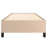 Cadre de lit sans matelas cappuccino 90x190 cm similicuir 