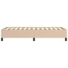 Cadre de lit sans matelas cappuccino 90x190 cm similicuir 