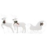 Décoration de Noël Renne et traîneau 100 LED extérieur blanc 