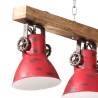 Plafonnier 25 W rouge délavé 90x24x111 cm E27 
