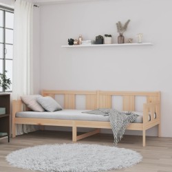 Lit de jour sans matelas bois de pin massif 90x200 cm 