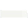Auvent latéral rétractable de patio 180x600 cm Crème 