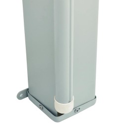 Auvent latéral rétractable de patio 180x600 cm Crème 