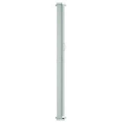 Auvent latéral rétractable de patio 180x600 cm Crème 