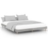 Cadre de lit sans matelas sonoma gris 120x200cm bois ingénierie 