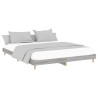 Cadre de lit sans matelas sonoma gris 120x200cm bois ingénierie 