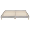 Cadre de lit sans matelas sonoma gris 120x200cm bois ingénierie 