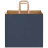 Sacs en papier 250 pcs avec poignées bleu 32x22x28 cm 