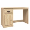 Bureau avec tiroir chêne sonoma 115x50x75 cm bois d'ingénierie 