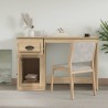 Bureau avec tiroir chêne sonoma 115x50x75 cm bois d'ingénierie 