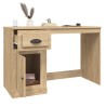 Bureau avec tiroir chêne sonoma 115x50x75 cm bois d'ingénierie 