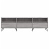 Meuble TV sonoma gris 150x30x44,5 cm bois d'ingénierie 