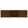 Meuble TV chêne marron 150x30x50 cm bois d'ingénierie 