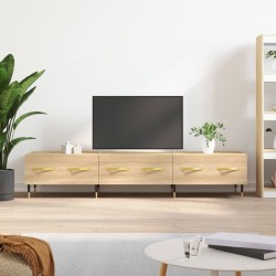 Meuble TV chêne sonoma 150x36x30 cm bois d'ingénierie 