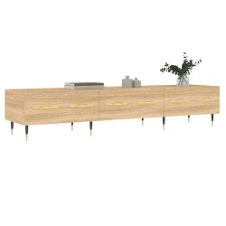 Meuble TV chêne sonoma 150x36x30 cm bois d'ingénierie 