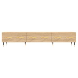Meuble TV chêne sonoma 150x36x30 cm bois d'ingénierie 