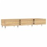 Meuble TV chêne sonoma 150x36x30 cm bois d'ingénierie 