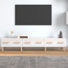 Meuble TV Blanc brillant 150x34,5x30 cm Bois d'ingénierie 