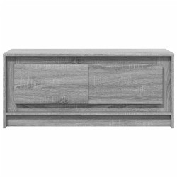 Table basse avec lumières LED sonoma gris bois d'ingénierie 