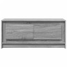 Table basse avec lumières LED sonoma gris bois d'ingénierie 