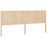 Tête de lit 205,5x4x100 cm Bois massif de pin 