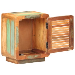 Table de chevet 40 x 30 x 50 cm Bois de récupération massif 