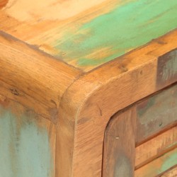Table de chevet 40 x 30 x 50 cm Bois de récupération massif 