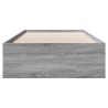 Cadre de lit sans matelas sonoma gris 75x190 cm 