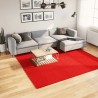 Tapis HUARTE à poils courts doux et lavable rouge 240x240 cm 