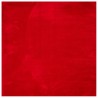 Tapis HUARTE à poils courts doux et lavable rouge 240x240 cm 