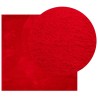Tapis HUARTE à poils courts doux et lavable rouge 240x240 cm 