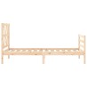 Cadre de lit sans matelas 100x200 cm bois massif 