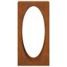 Étagère à bois 50x23x100 cm acier résistant aux intempéries 