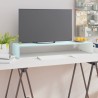 Meuble TV/Support pour moniteur 90x30x13 cm verre vert 