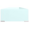 Meuble TV/Support pour moniteur 90x30x13 cm verre vert 