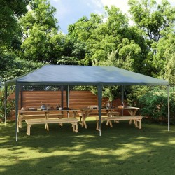 Tente de réception professionnelle 4x6 m Vert 90 g/m²  